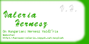 valeria hernesz business card